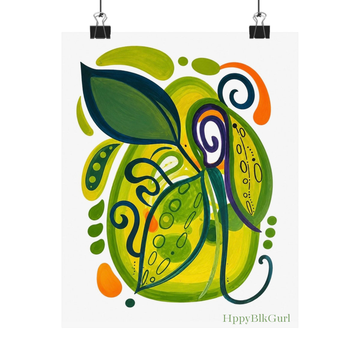 GREEN GODDESS Matte Poster