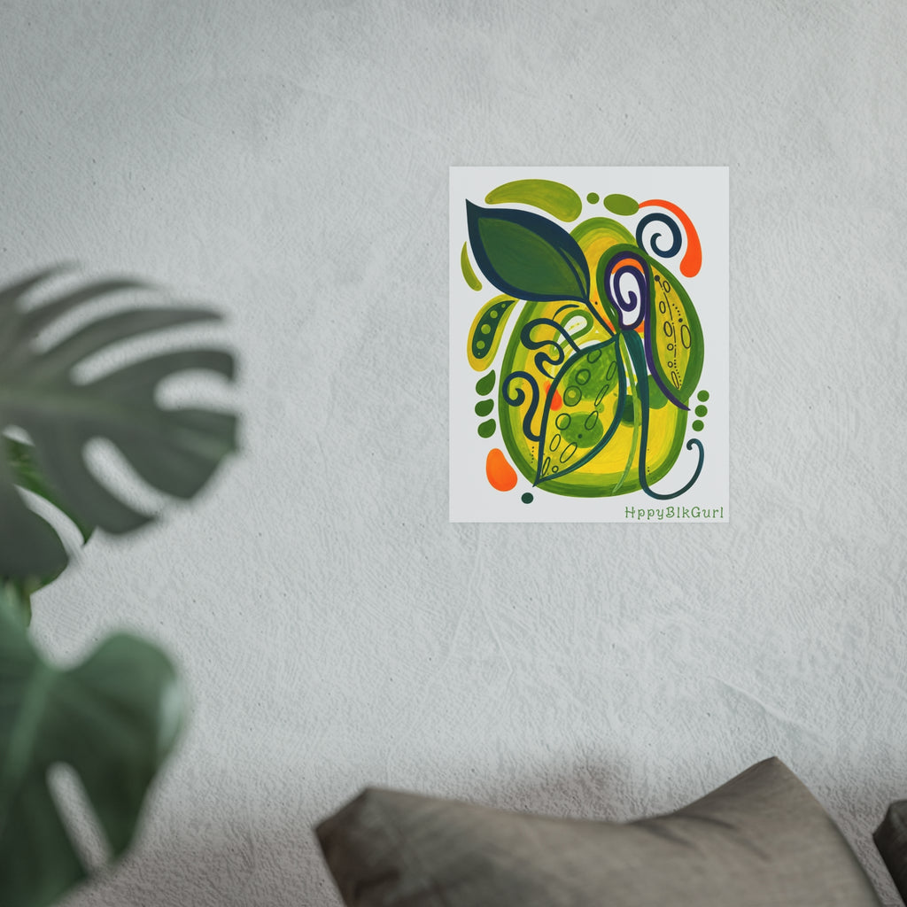 GREEN GODDESS GLOSS POSTER