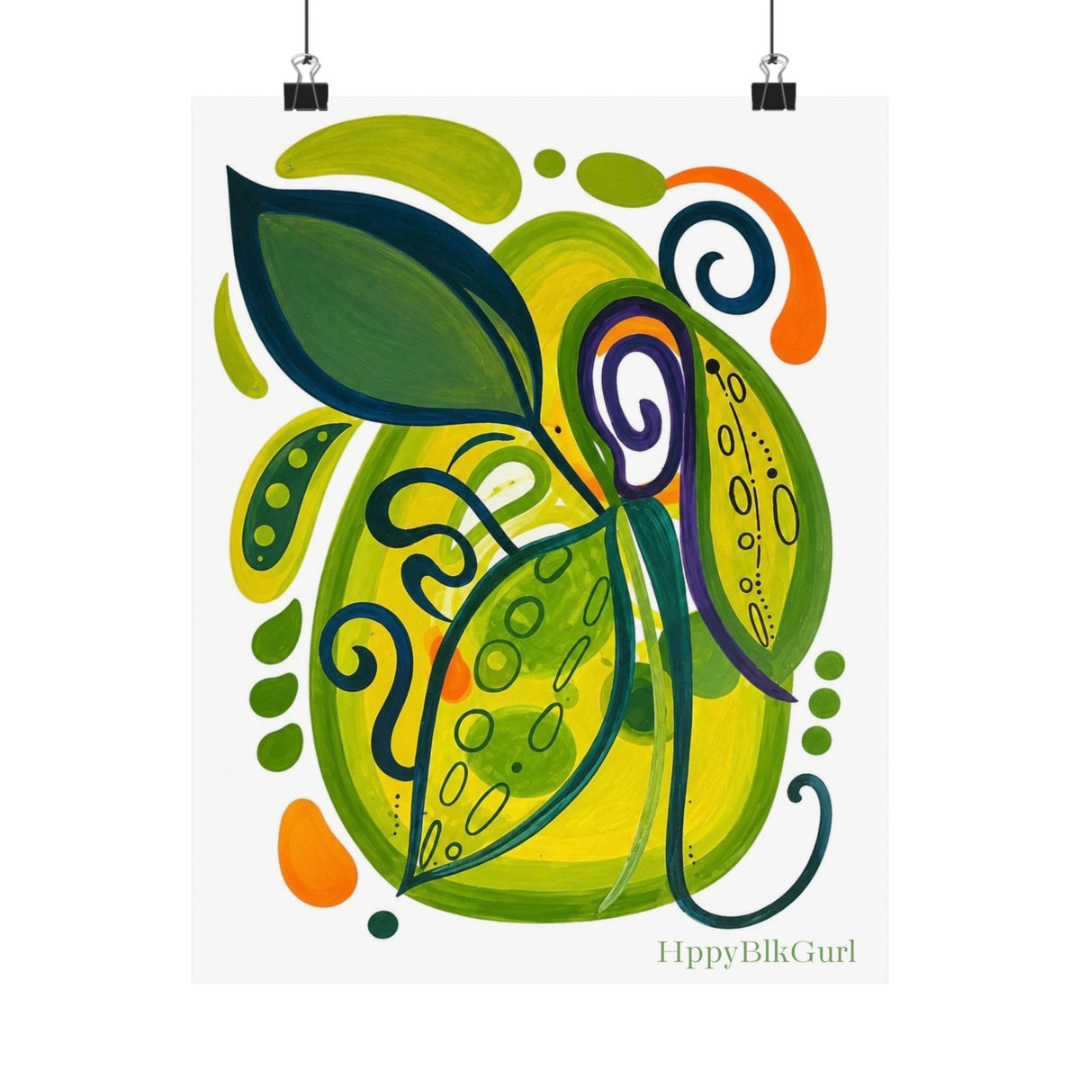 GREEN GODDESS Matte Poster