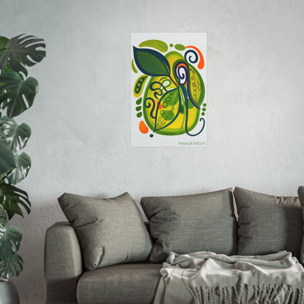 GREEN GODDESS GLOSS POSTER