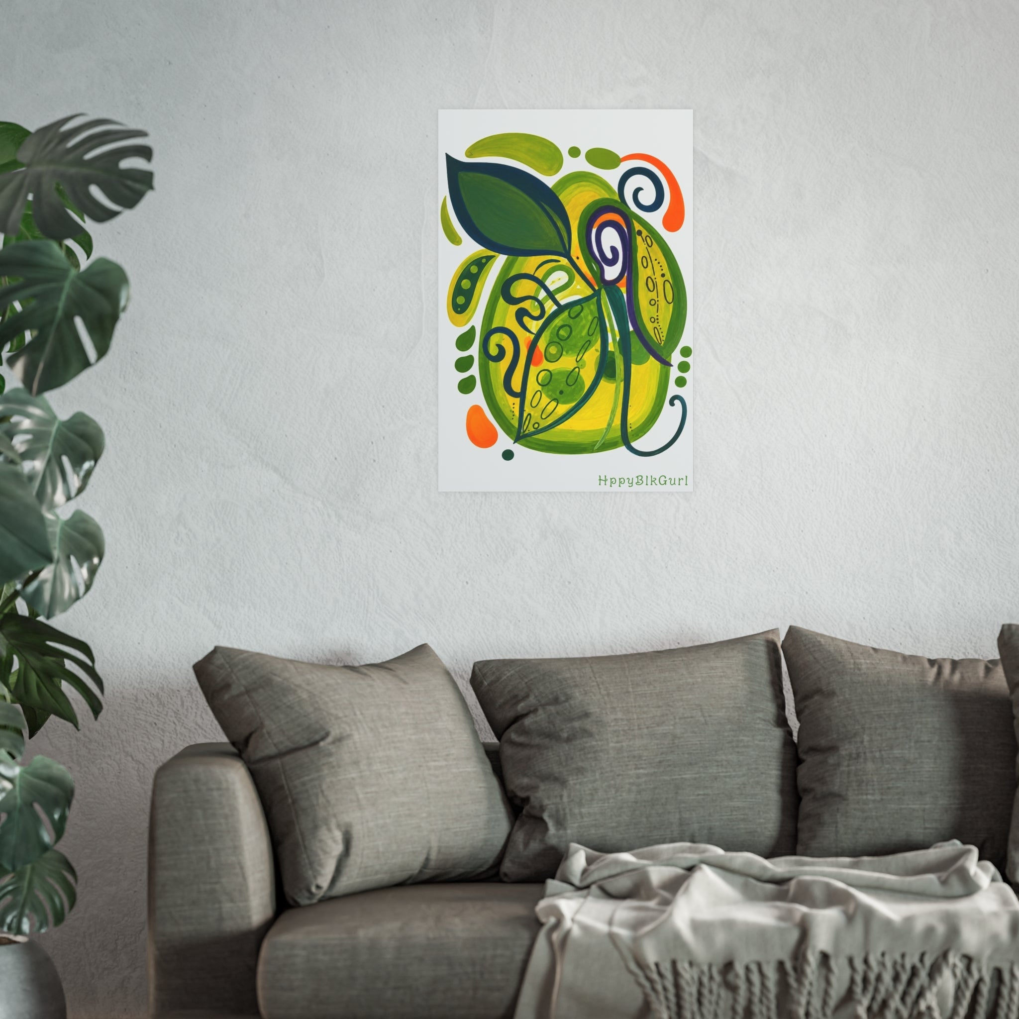 GREEN GODDESS GLOSS POSTER
