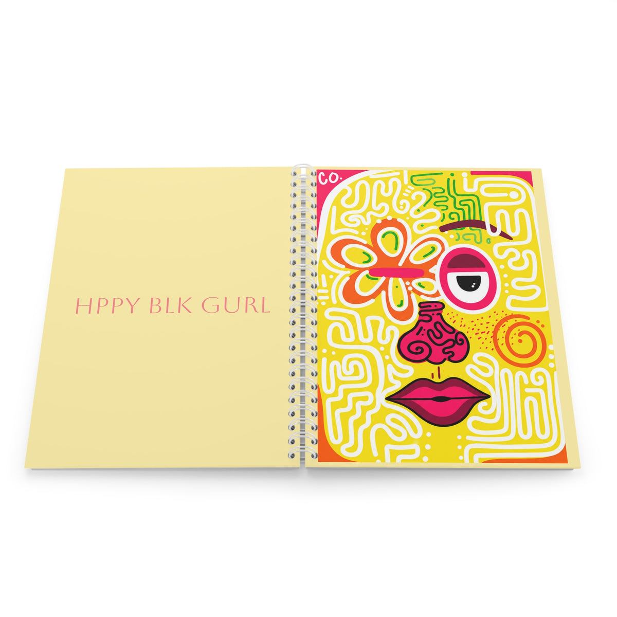 HPPY GURL Yellow Journal