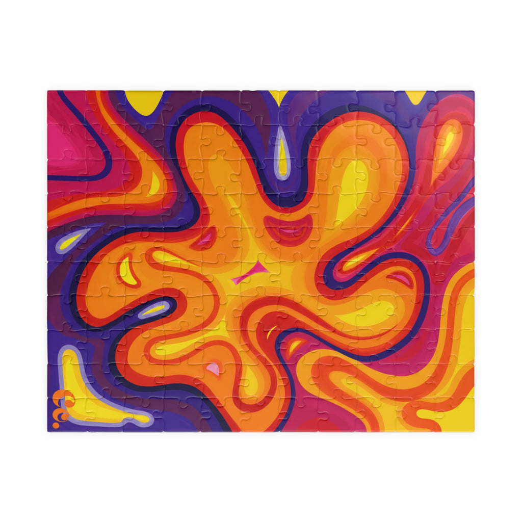 SUNSET DAZE – Vibrant Psychedelic Art Jigsaw (110–1014 pcs)