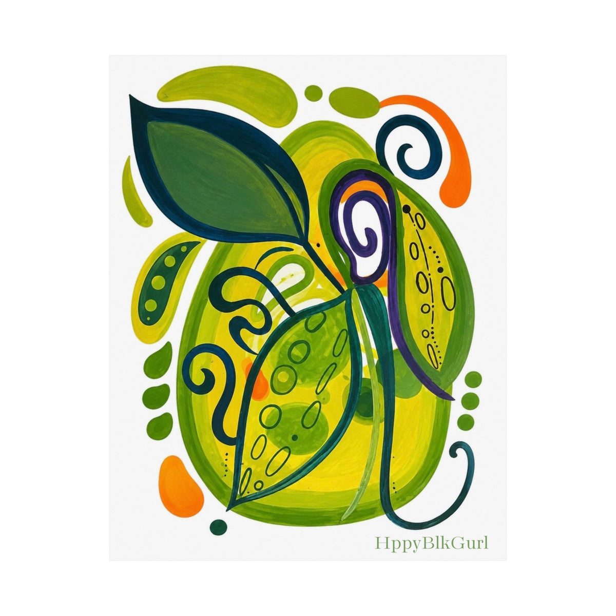 GREEN GODDESS Matte Poster