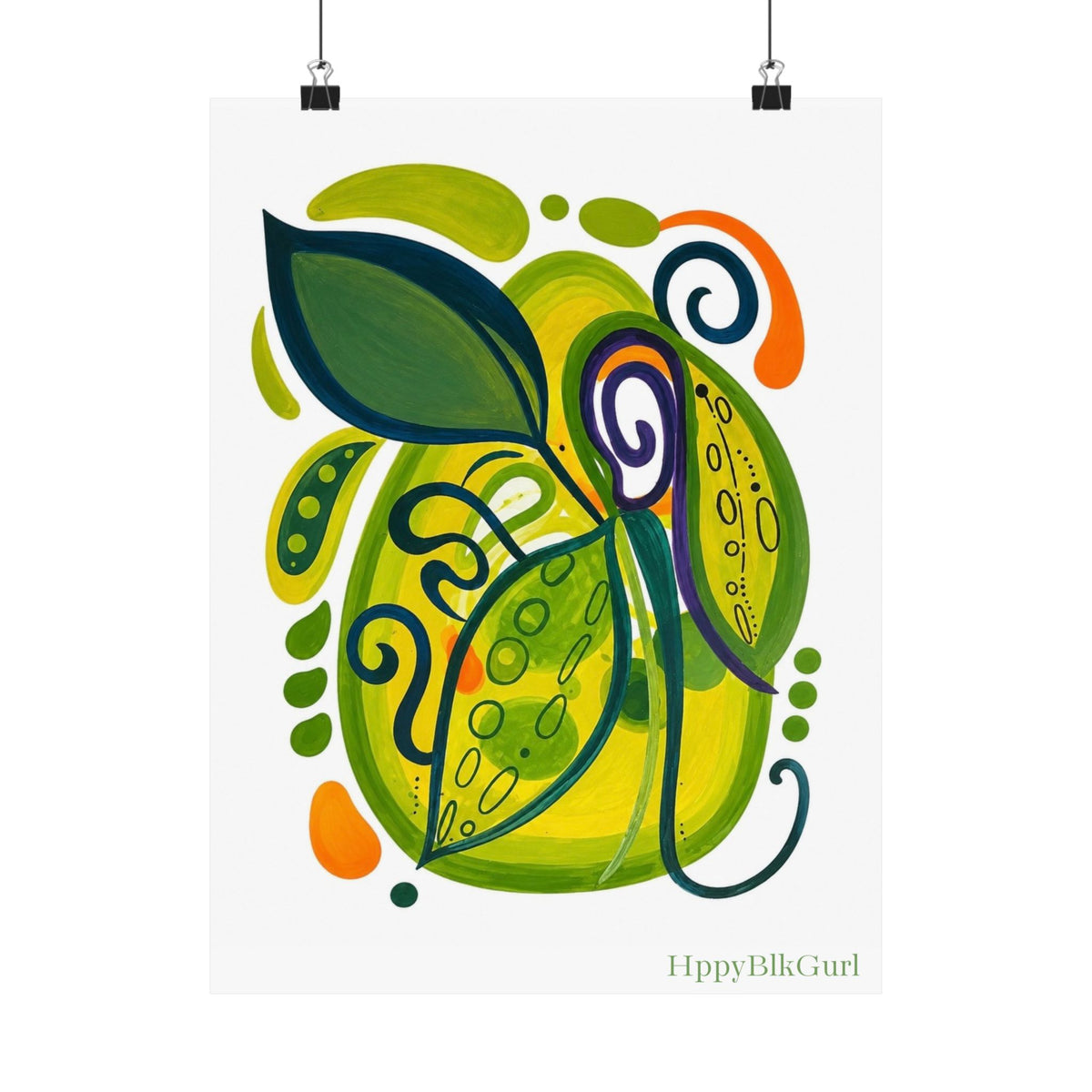 GREEN GODDESS Matte Poster