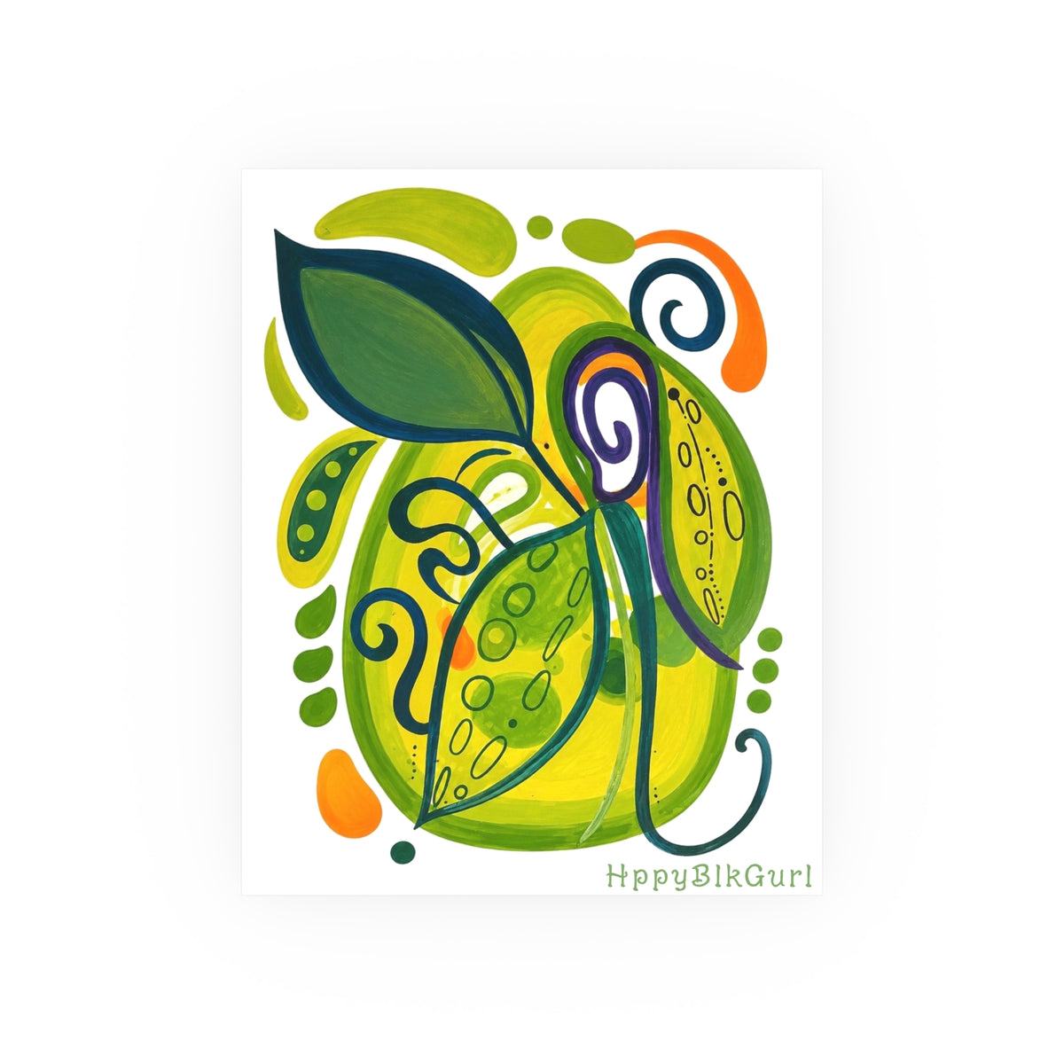 GREEN GODDESS GLOSS POSTER