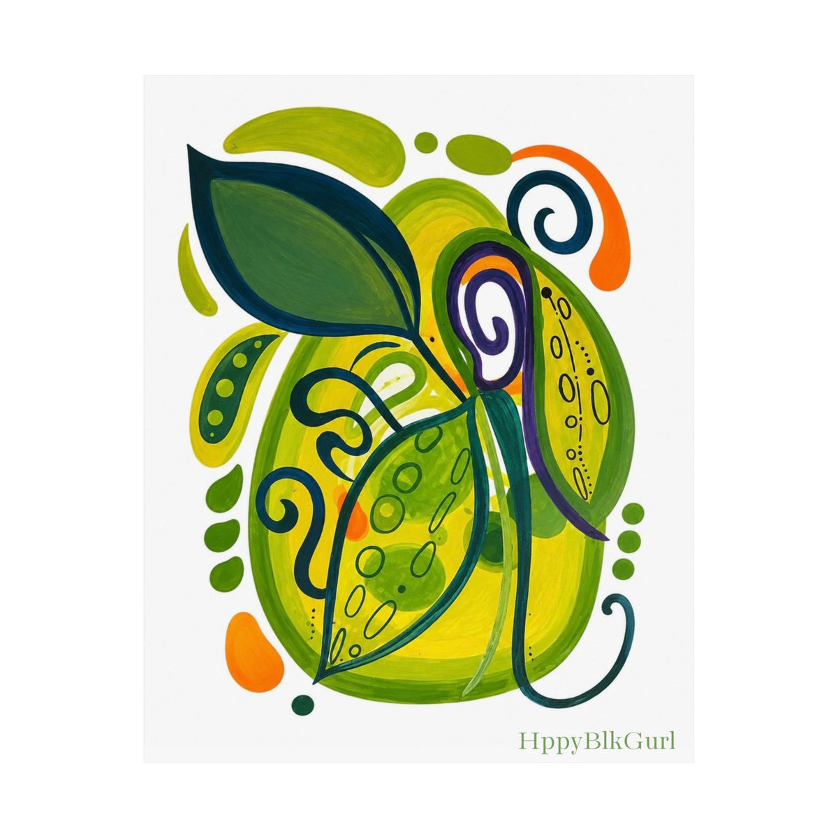 GREEN GODDESS Matte Poster