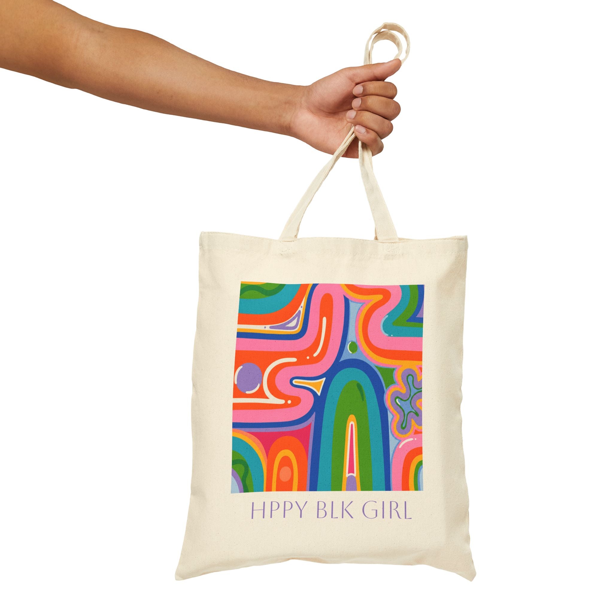 SPRING CLIMAX Cotton Canvas Tote Bag