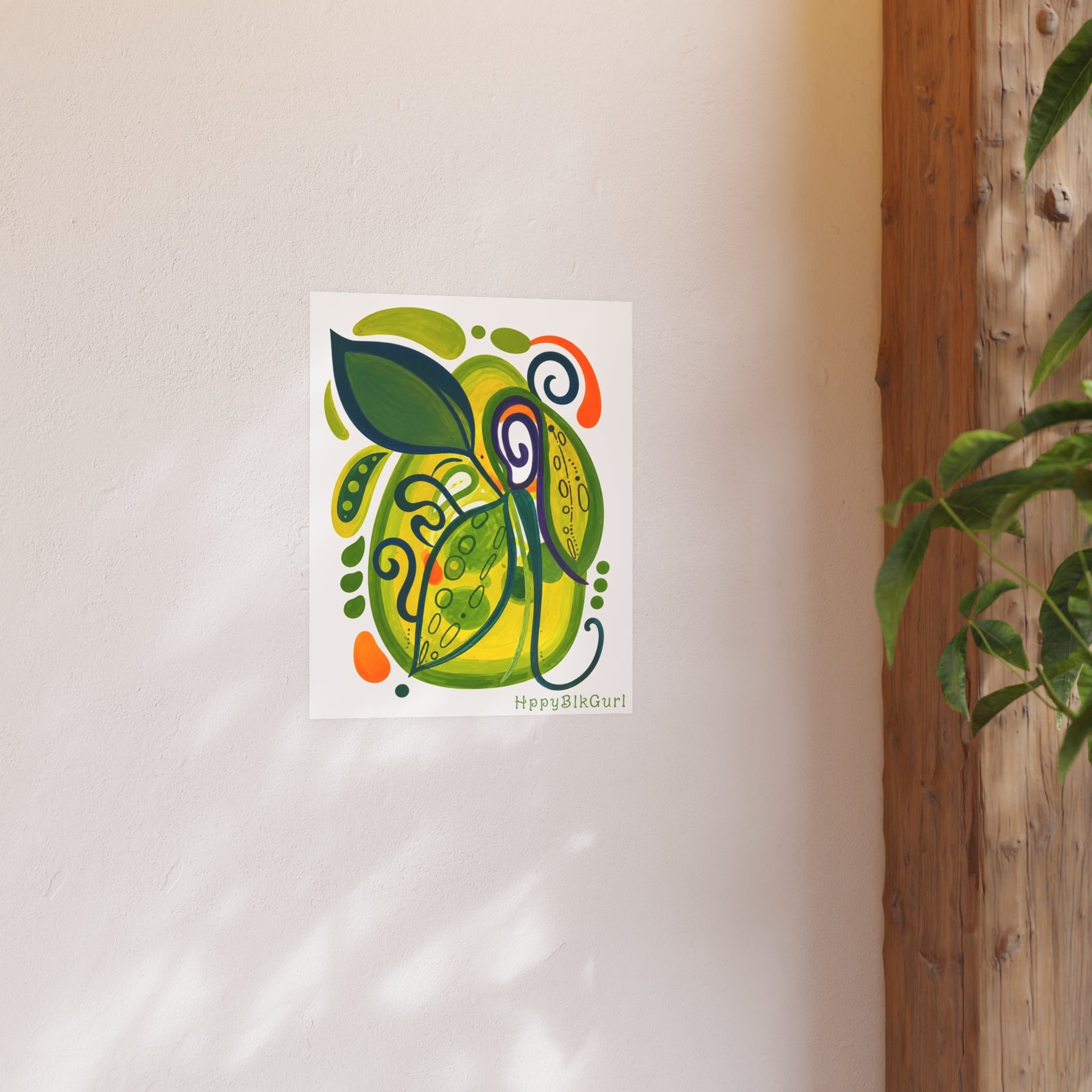 GREEN GODDESS GLOSS POSTER