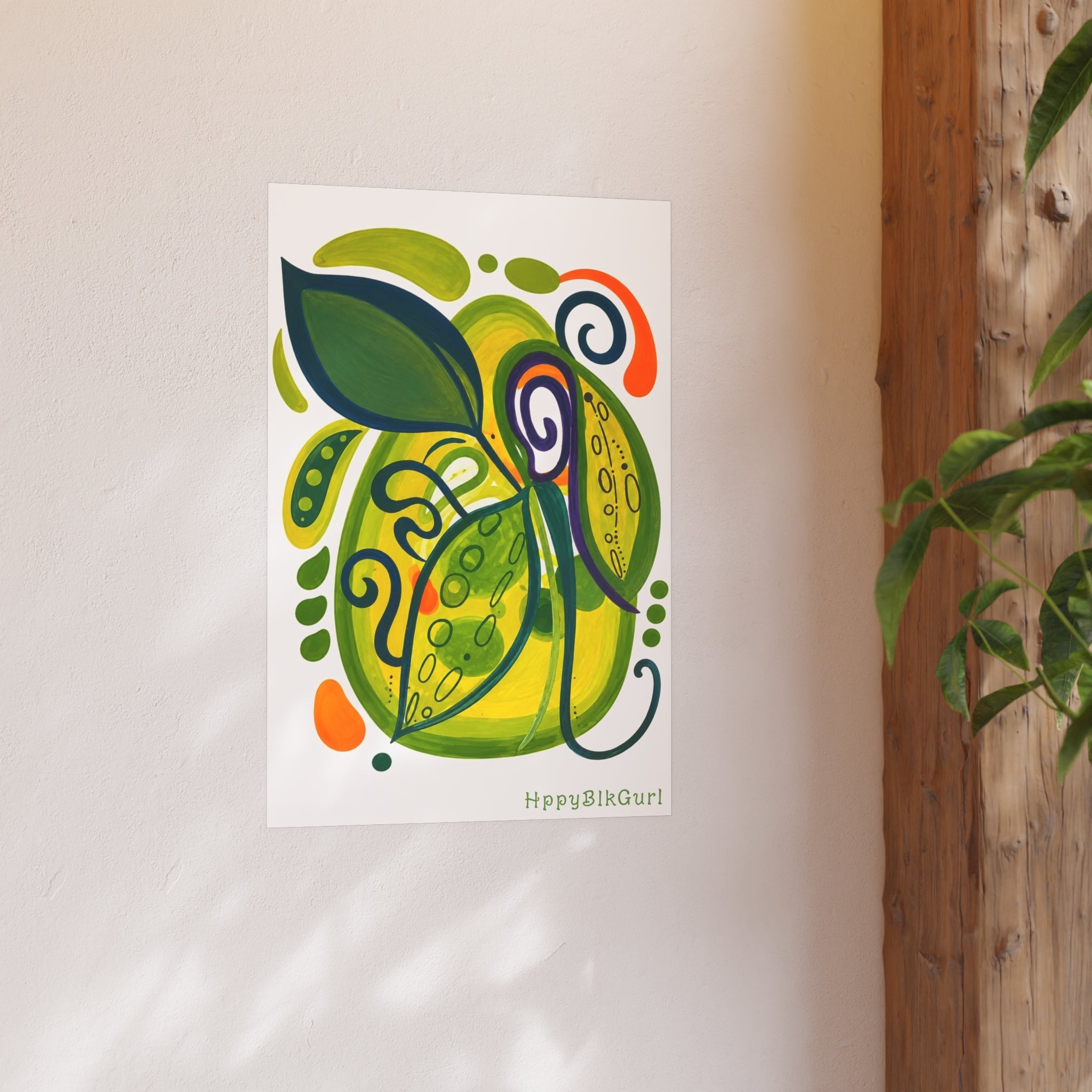 GREEN GODDESS GLOSS POSTER