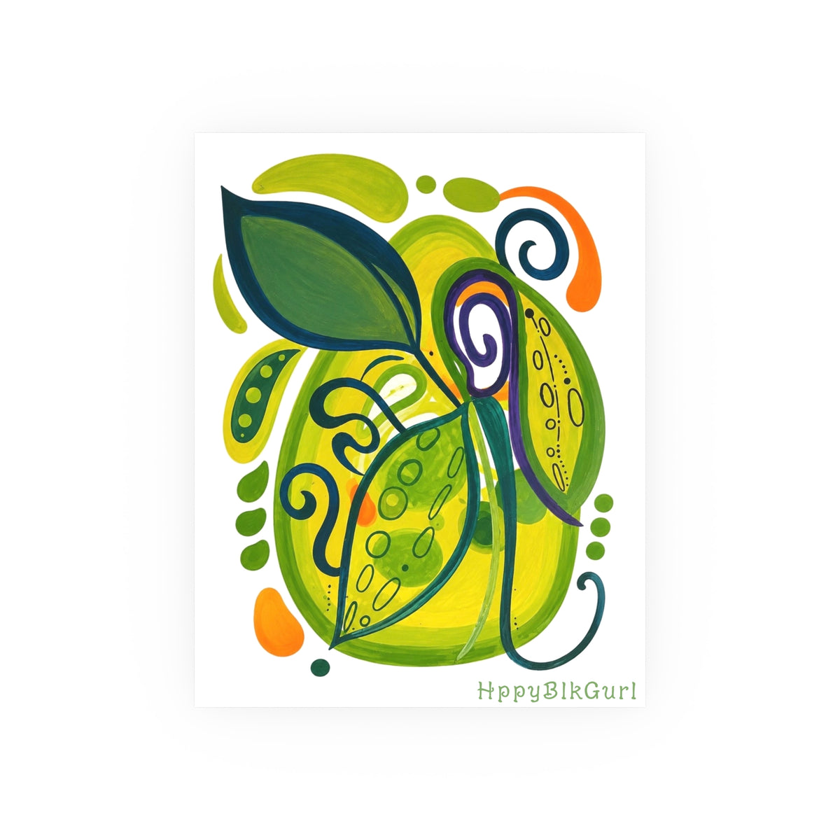GREEN GODDESS GLOSS POSTER