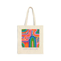 SPRING CLIMAX Cotton Canvas Tote Bag