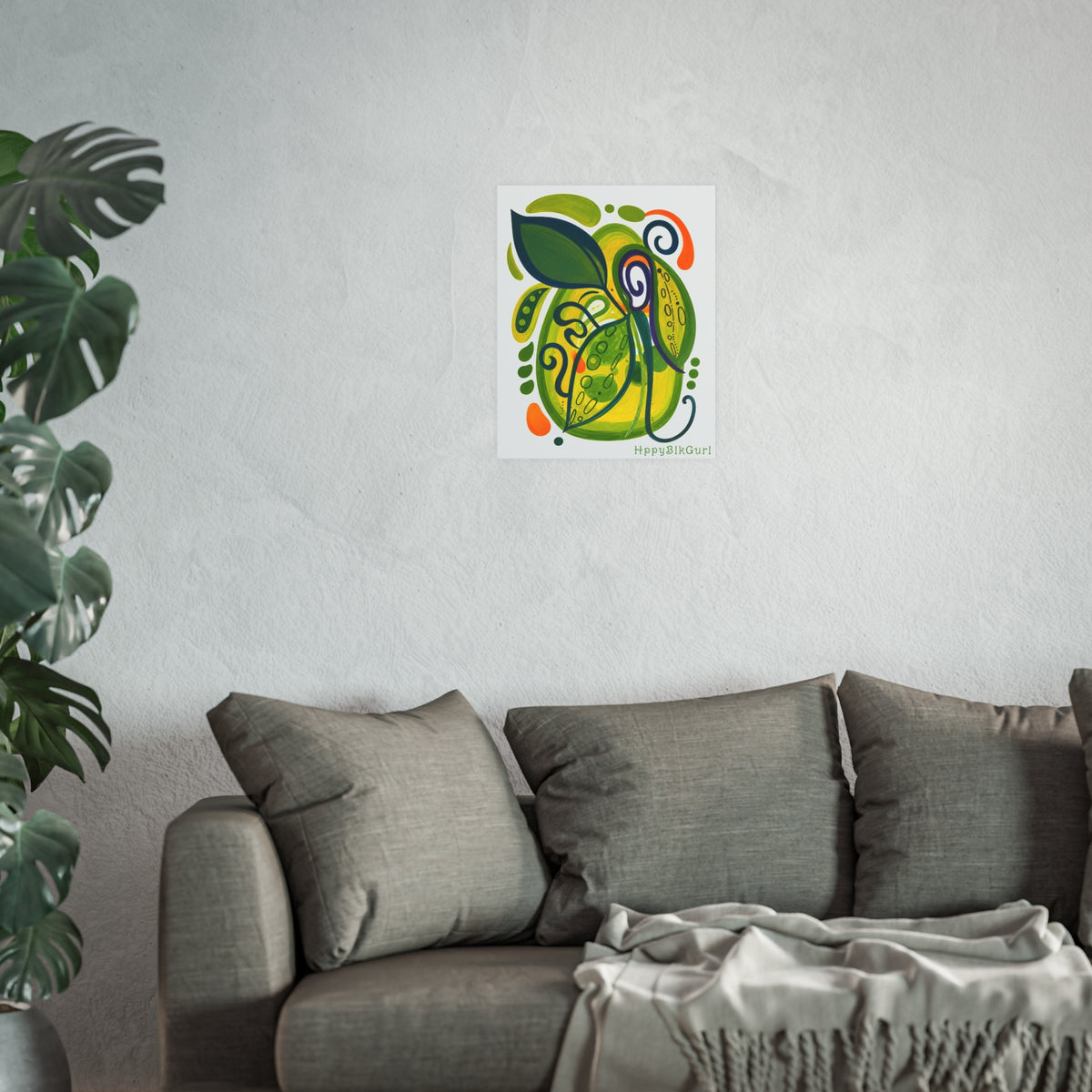 GREEN GODDESS GLOSS POSTER