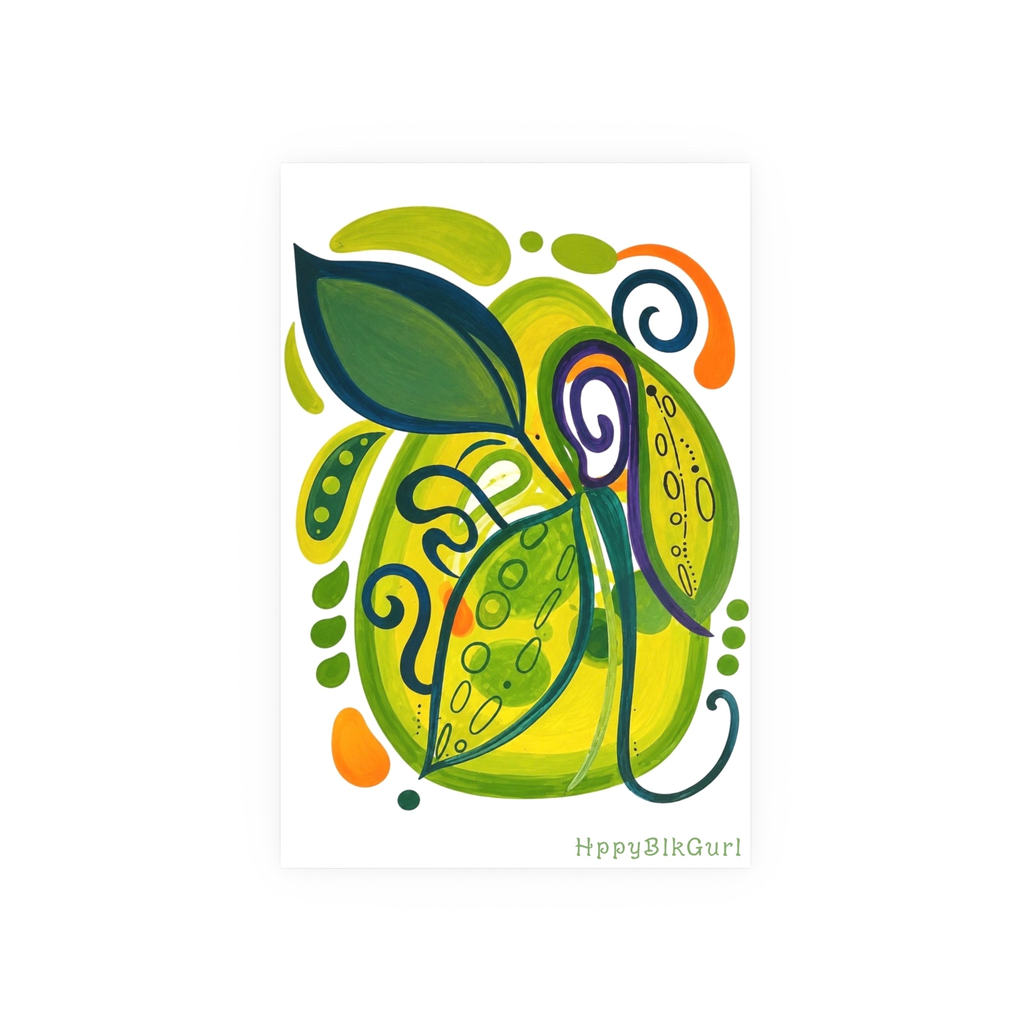 GREEN GODDESS GLOSS POSTER