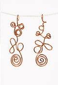 Whimsy Copper Earrings
